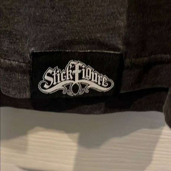 Grey Stick Figure t-shirt - Picture 4 of 5
